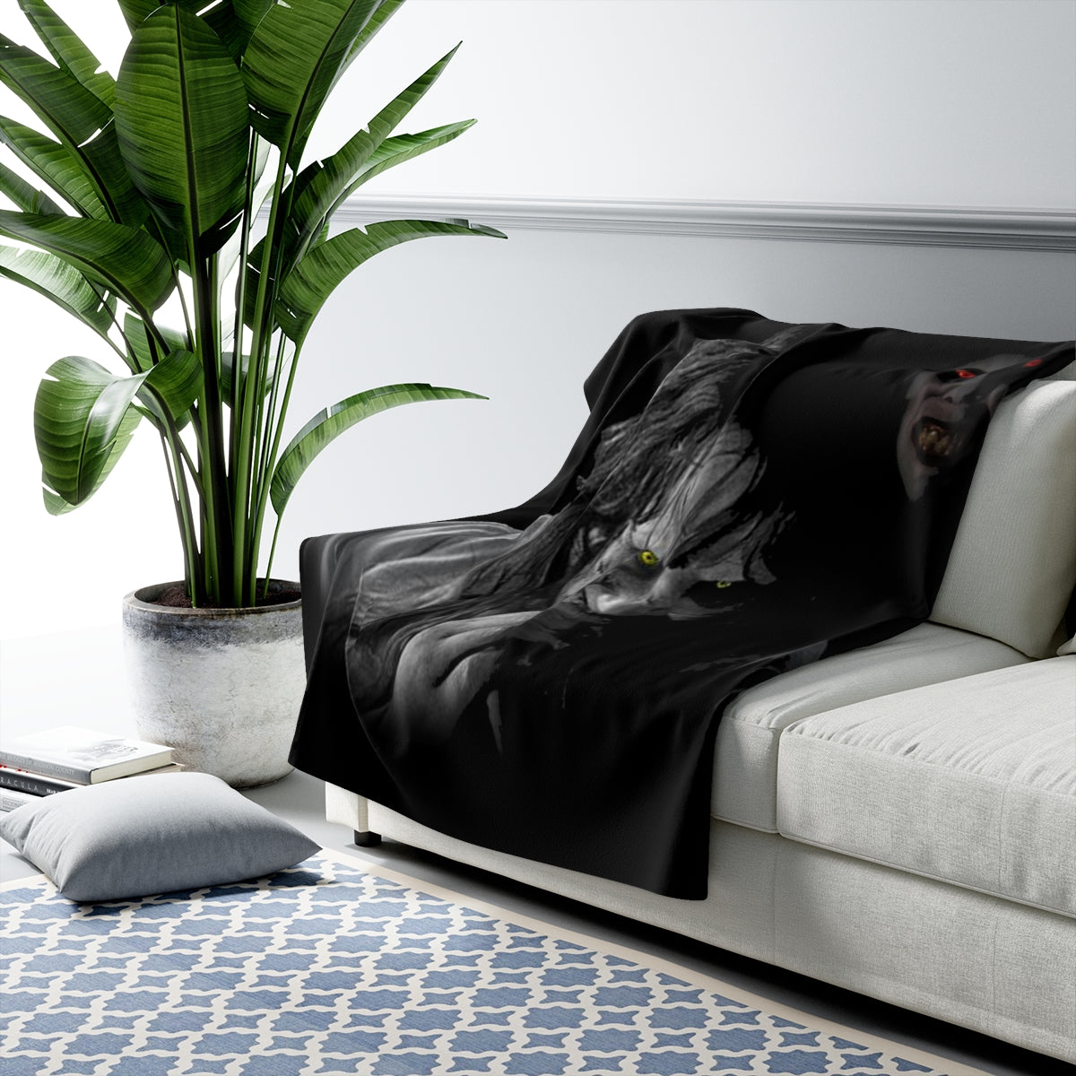 Possessed Regan sherpa fleece blanket