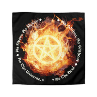 Pentagram microfiber duvet cover (Queen)