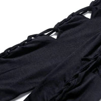 Women’s Distressed Ripped Detail Hip Length Top