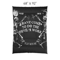 The Devil's Work comforter