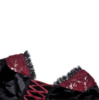 Women’s Off Shoulder Lace Splice Velvet Crop Top