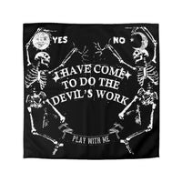 The Devil's Work microfiber duvet cover (Queen)