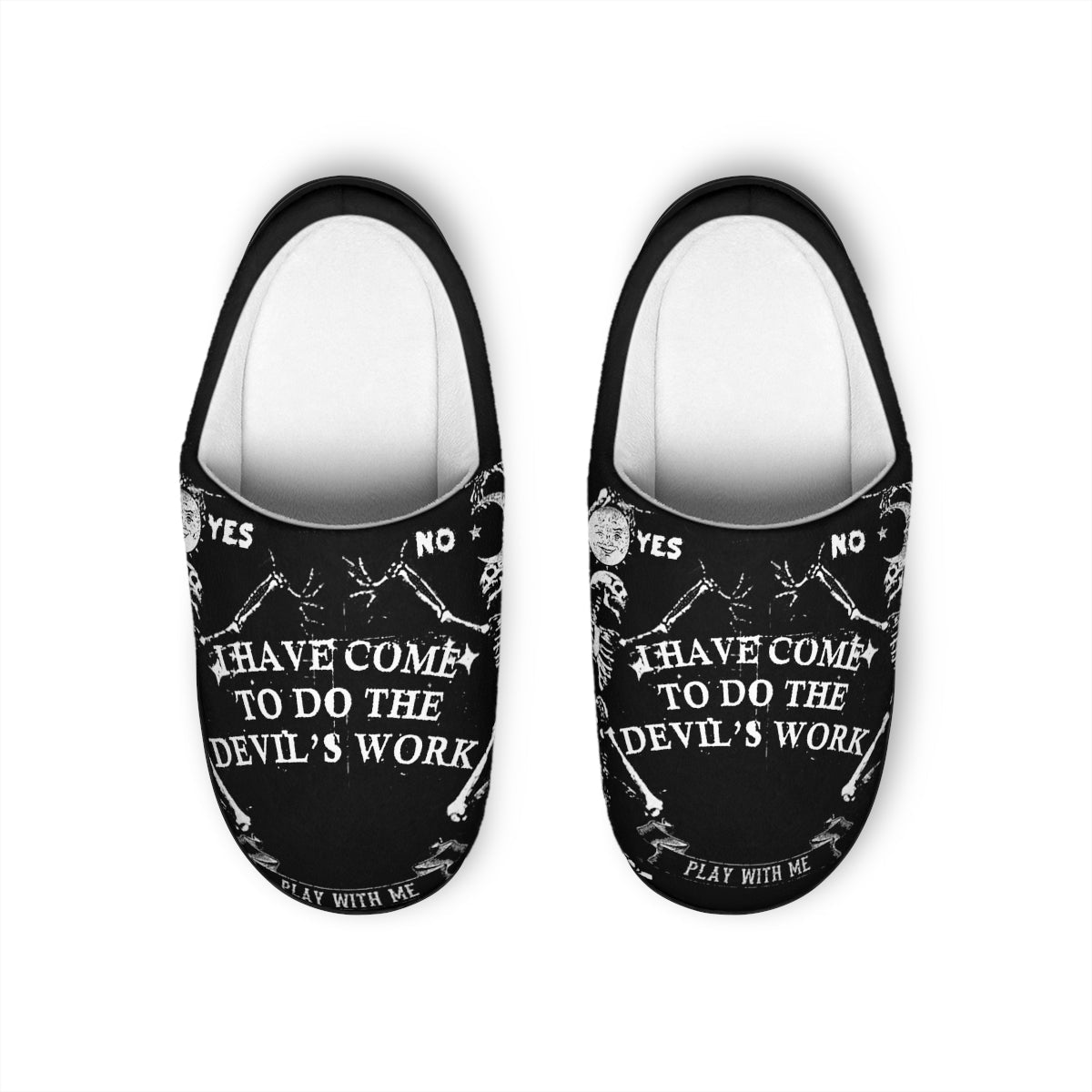 The Devil's Work indoor slippers