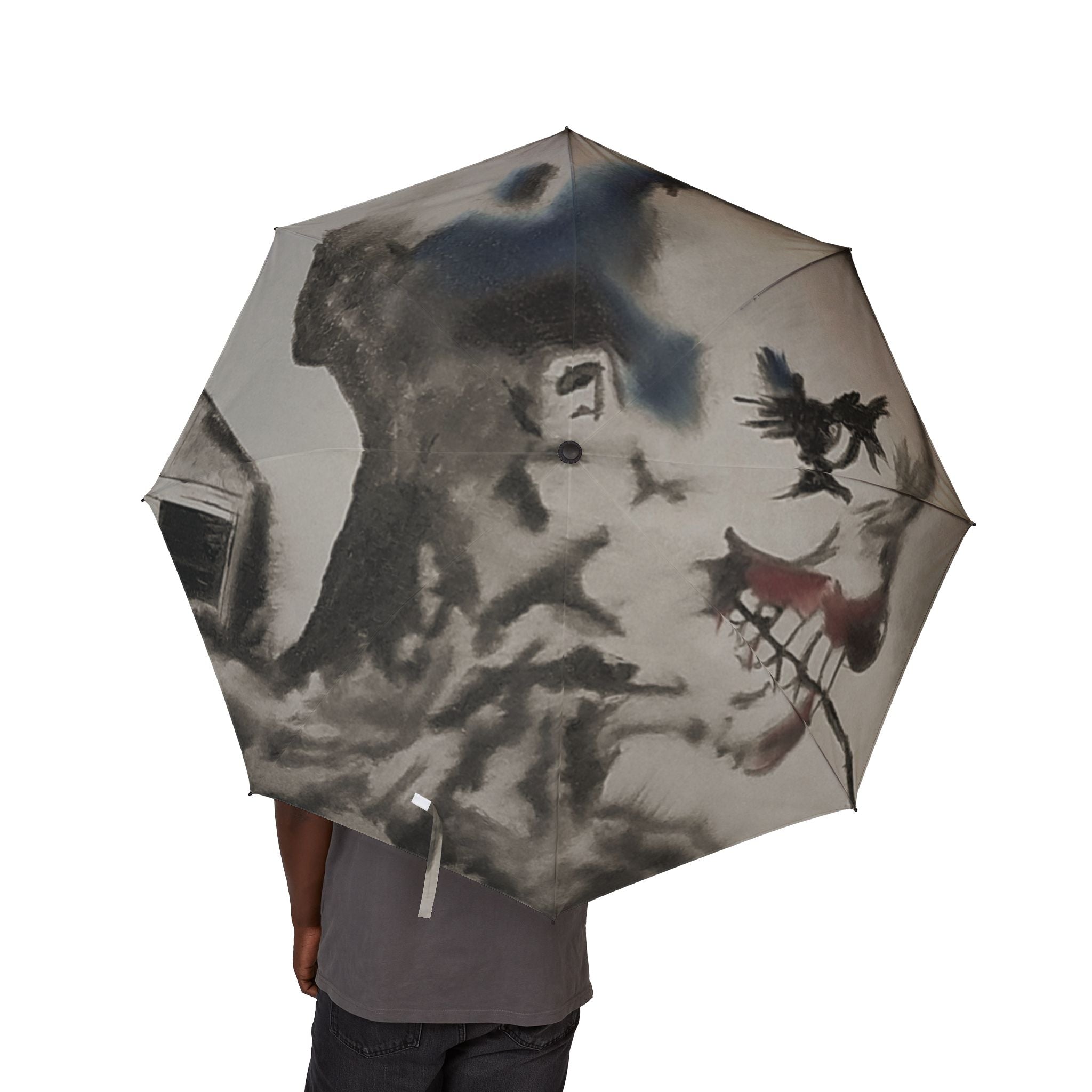 Scary Stories: Skull Pipe umbrella
