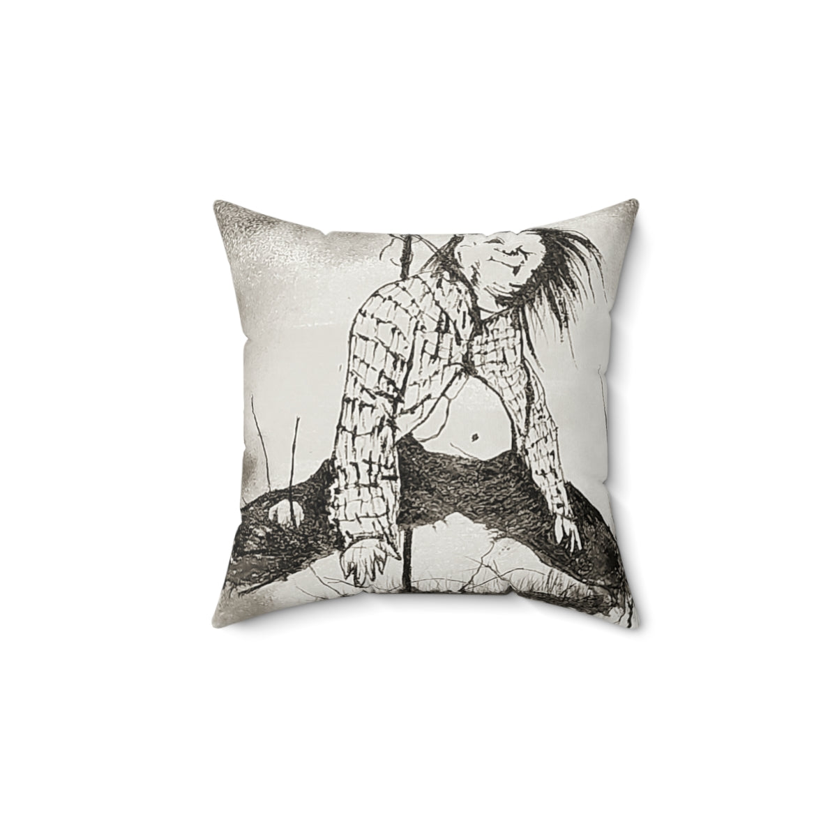 Scary Stories: "Harold" faux sued pillow