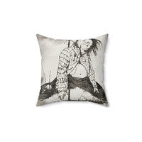 Scary Stories: "Harold" faux sued pillow