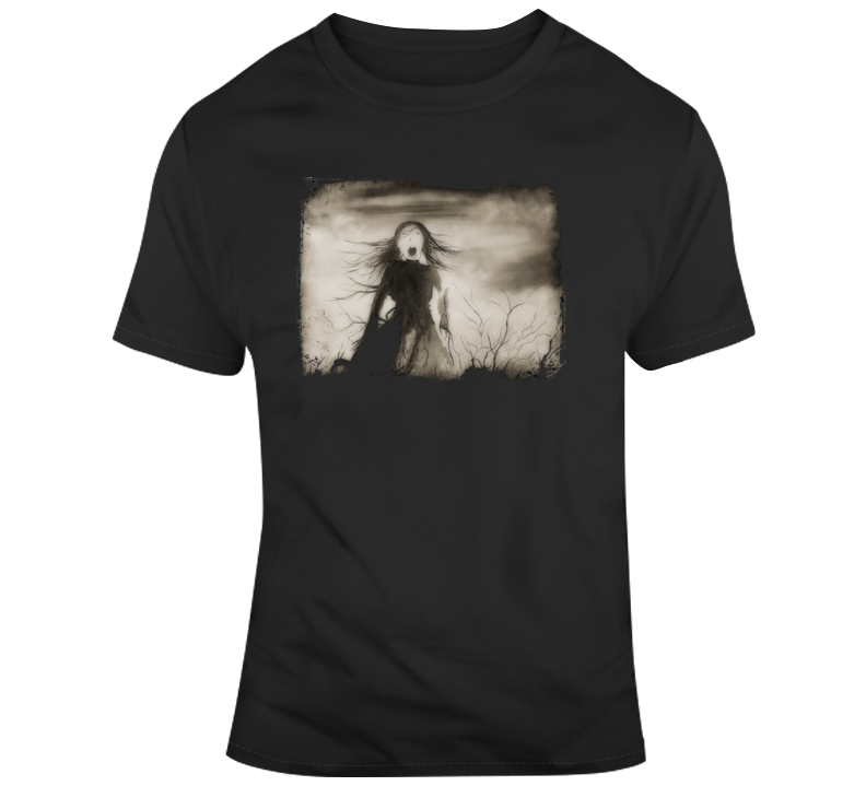 Scary Stories: The Girl Who Stood on a Grave tee